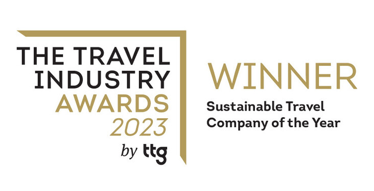 WE WON:<br> Sustainable Travel Company of the year