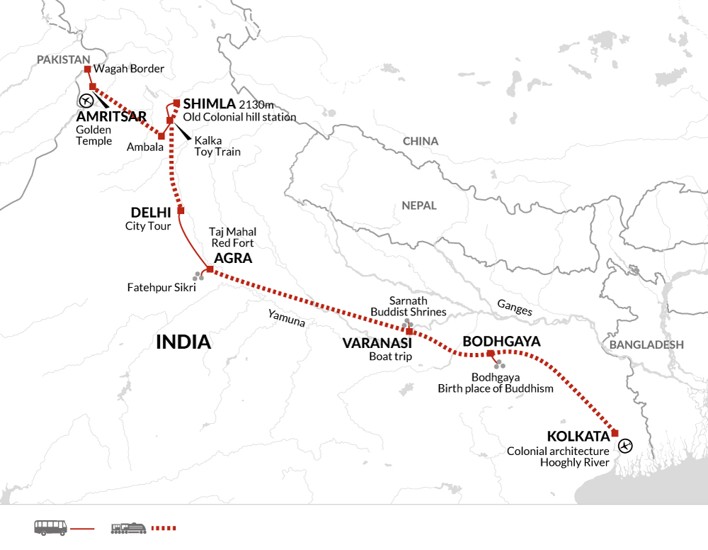 Northern India Railway Journey - Explore